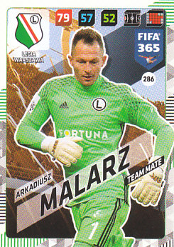 Arkadiusz Malarz Legia Warszawa 2018 FIFA 365 #286